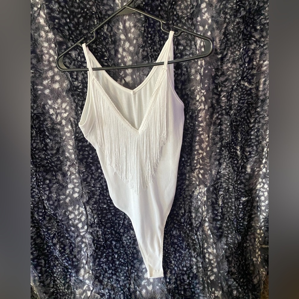 Fridge white bodysuit new with out tags